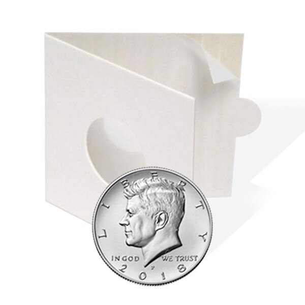Self-Adhesive Coin Flips - 100 Per